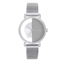 IMPERFECT ARCH Silver Grey with Mesh Strap 32mm