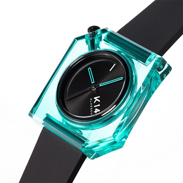 K14 IRREGULARLY SQUARE Blue Miami 40mm