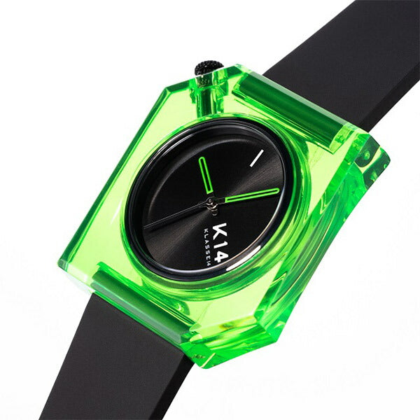 K14 IRREGULARLY SQUARE Green Avo 40mm