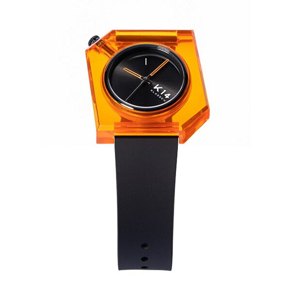 K14 IRREGULARLY SQUARE Think Orange 40mm