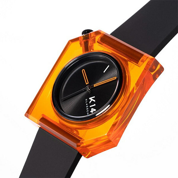 K14 IRREGULARLY SQUARE Think Orange 40mm