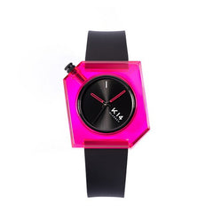 K14 IRREGULARLY SQUARE Pink Doll 40mm