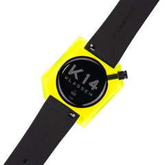 K14 IRREGULARLY SQUARE Yellow Washin up 40mm