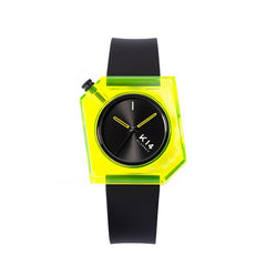 K14 IRREGULARLY SQUARE Yellow Washin up 40mm