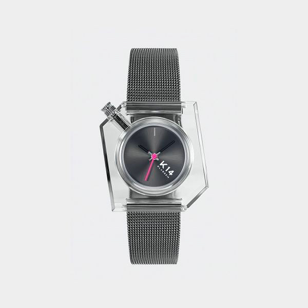 K14 IRREGULARLY SQUARE Gun with Mesh Strap 34mm