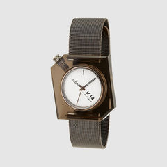 K14 IRREGULARLY SQUARE Vintage Gold with Mesh Strap 40mm