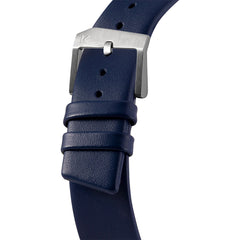 paradox Silver Case×Navy Leather Strap 40mm