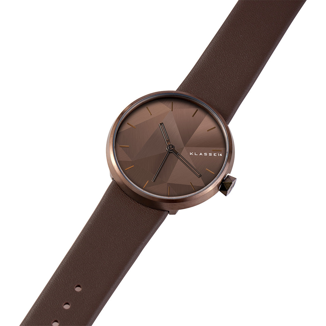 paradox Vintage Gold Case×Brown Leather Strap 40mm