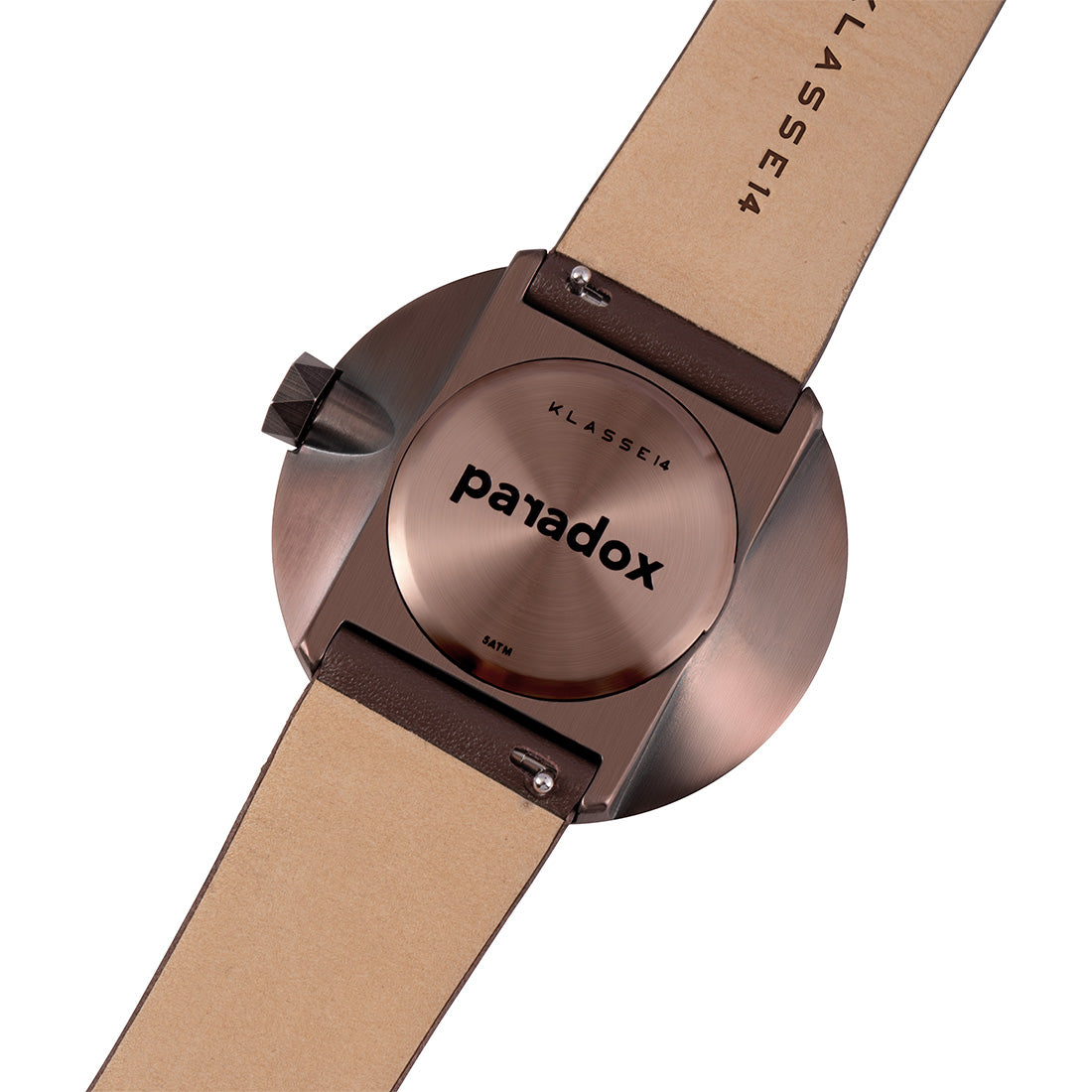 paradox Vintage Gold Case×Brown Leather Strap 40mm