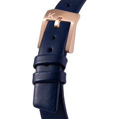 paradox RoseGold Case×Navy Leather Strap 32mm