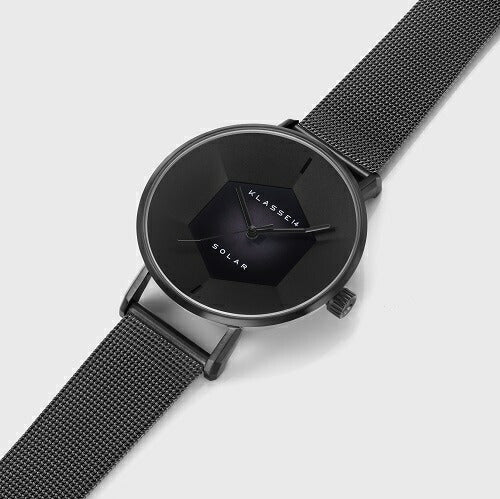 Volare Solar Darkness with Black Mesh Strap 39mm