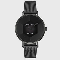 Volare Solar Darkness with Black Mesh Strap 39mm