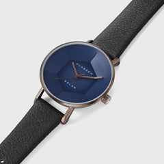 Volare Solar Deep Blue Vintage Gold 39mm