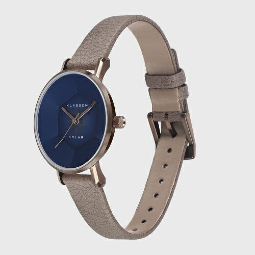 Volare Solar Deep Blue Vintage Gold 34mm
