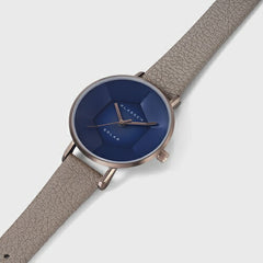 Volare Solar Deep Blue Vintage Gold 34mm