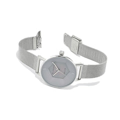 Volare Solar Silver Mesh Strap 39mm