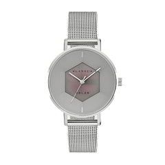 Volare Solar Silver Mesh Strap 39mm