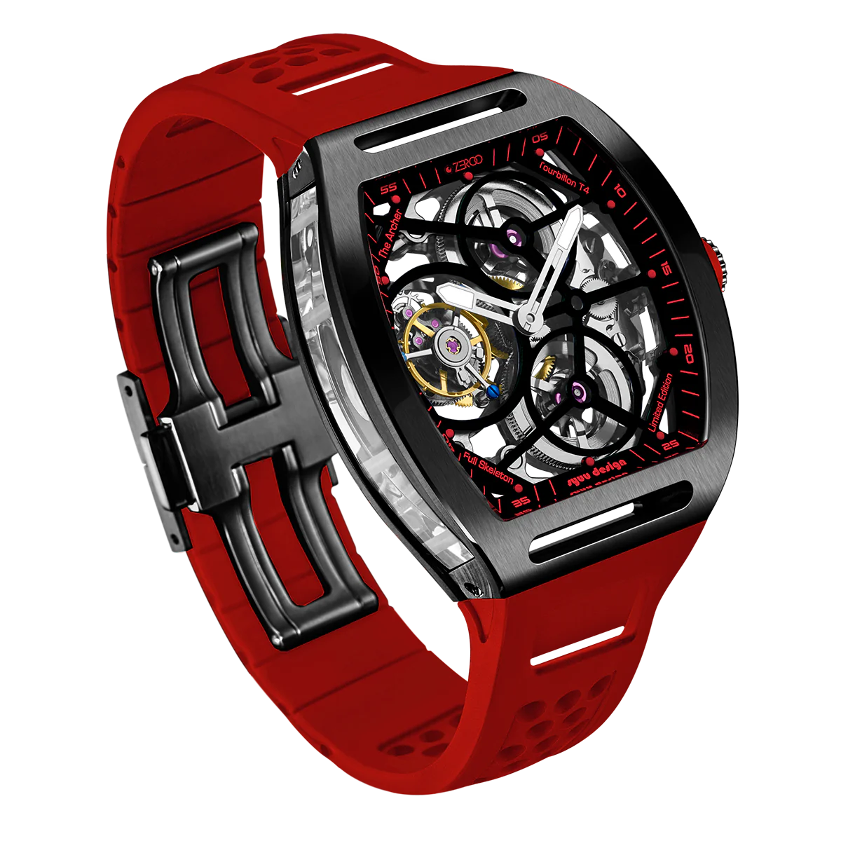 取り扱い終了 / ZEROO T4 THE ARCHER FULL SKELETON TOURBILLON