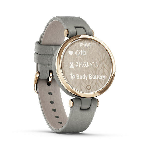 Lily Classic Grey Leather/Cream Gold リリークラシック グレイレザー/クリームゴールド 010-02384-E2