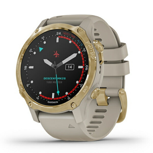 Descent k2S (ディセント) Light Sand / Light Gold GPS付き高機能ダイビングウォッチ