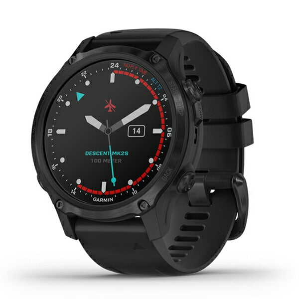 Descent k2S (ディセント) Black / Carbon Gray DLC GPS付き高機能ダイビングウォッチ