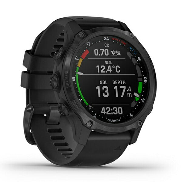 Descent Mk2S ディセント Black / Carbon Gray DLC 010-02403-51 GPS付き高機能ダイビングウォッチ