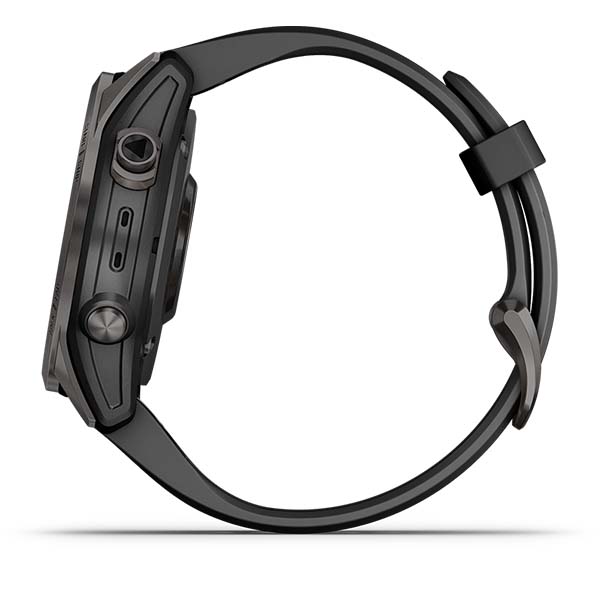 fenix 7S Sapphire Dual Power フェニックス サファイア デュアルパワー Ti Carbon Gray DLC / Black 010-02539-48