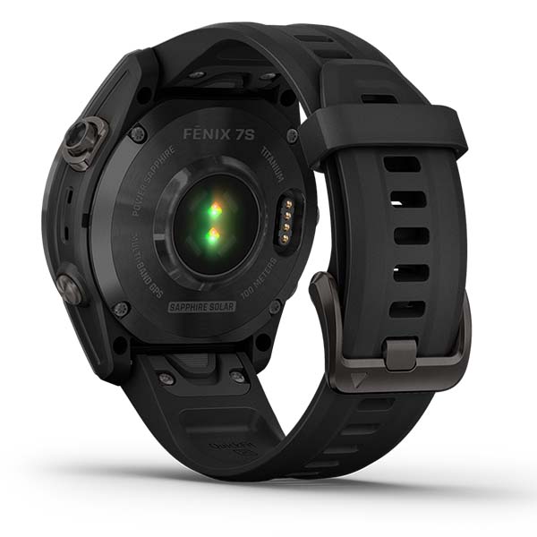 fenix 7S Sapphire Dual Power フェニックス サファイア デュアルパワー Ti Carbon Gray DLC / Black 010-02539-48