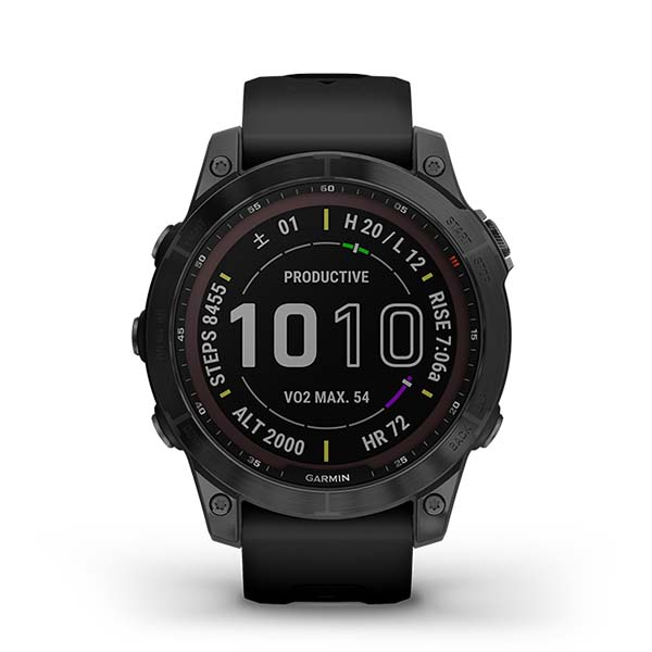 fenix 7 Sapphire Dual Power Phoenix Sapphire Dual Power Ti Black DLC / Black 010-02540-46