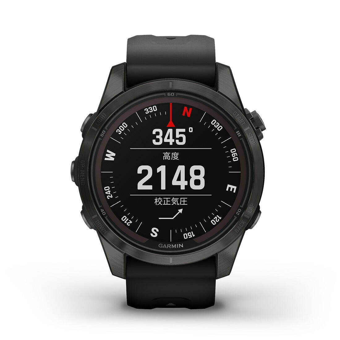 fenix 7S PRO Sapphire Dual Power フェニックス7Sプロ Carbon Gray Titanium with Black Band 010-02776-52
