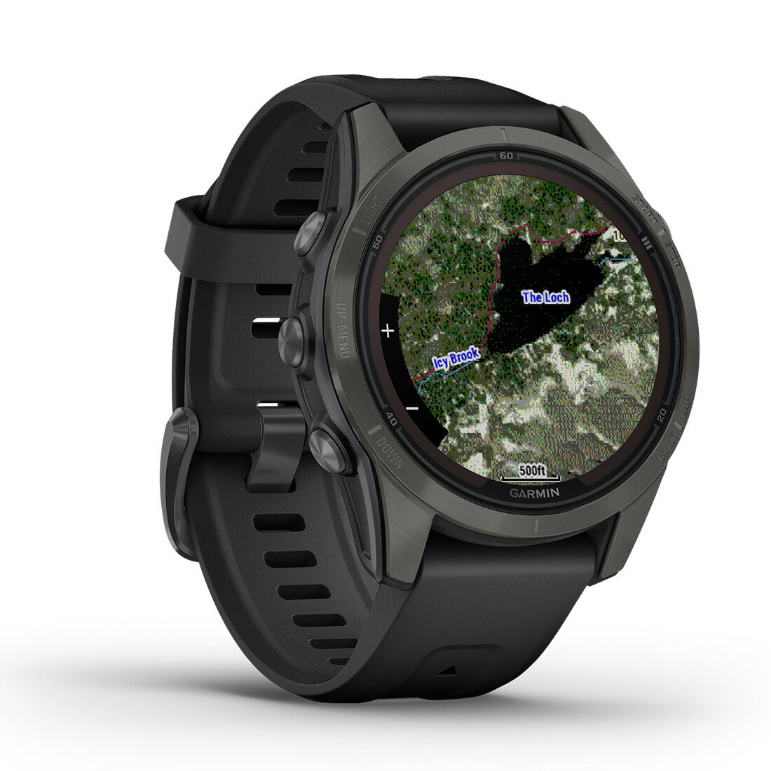fenix 7S PRO Sapphire Dual Power フェニックス7Sプロ Carbon Gray Titanium with Black Band 010-02776-52