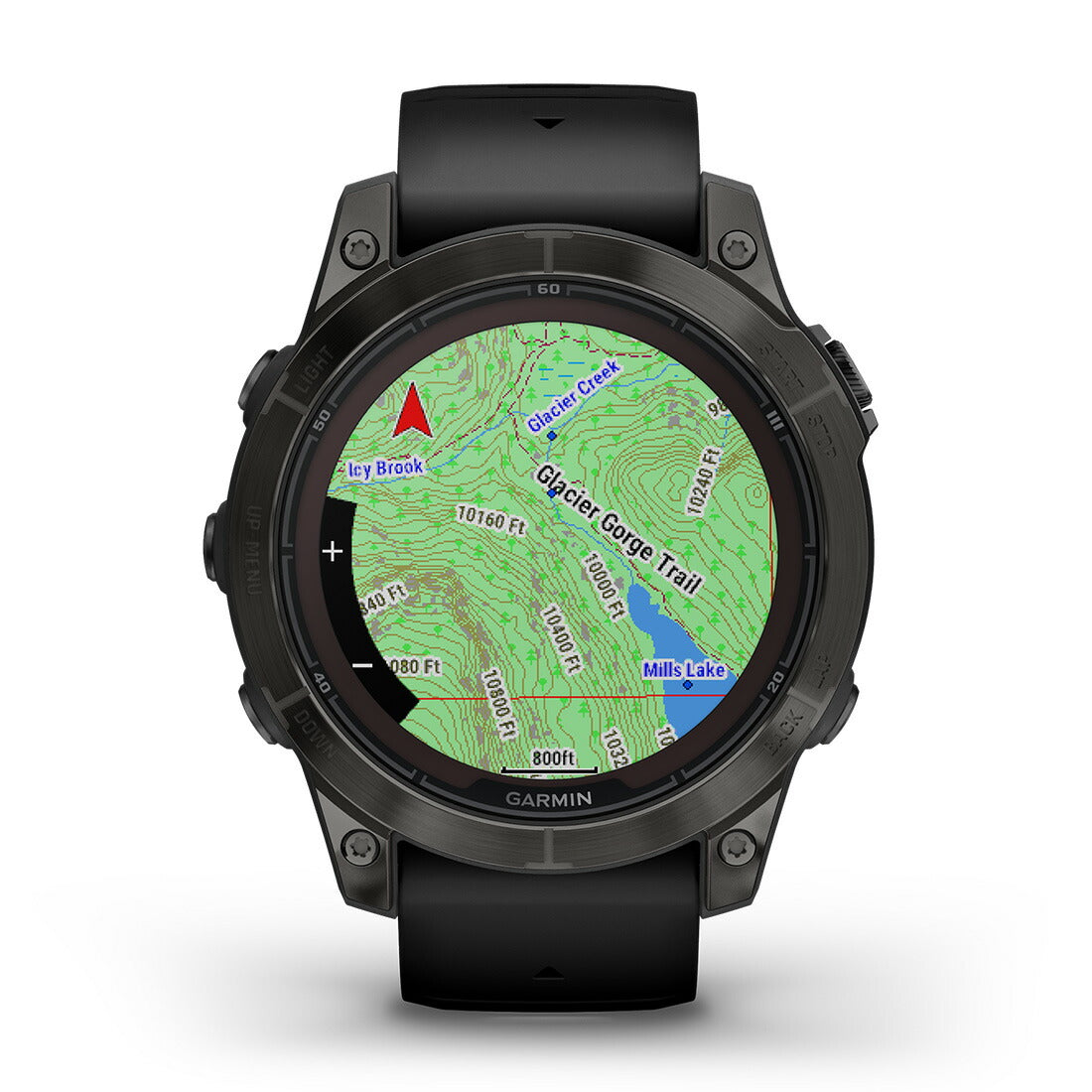 fenix 7 PRO Sapphire Dual Power フェニックス7プロ Carbon Gray Titanium with Black Band 010-02777-52