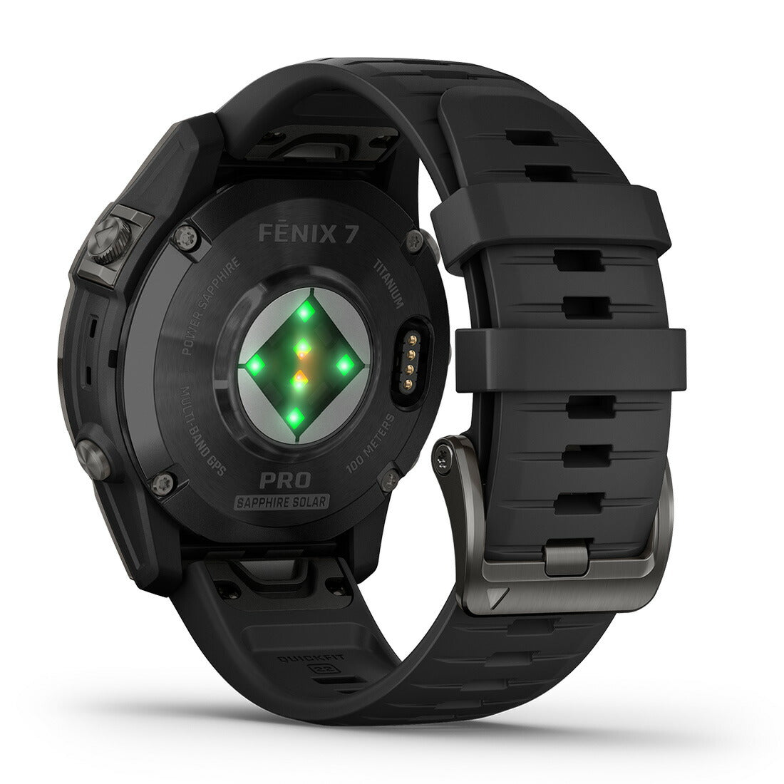 fenix 7 PRO Sapphire Dual Power フェニックス7プロ Carbon Gray Titanium with Black Band 010-02777-52