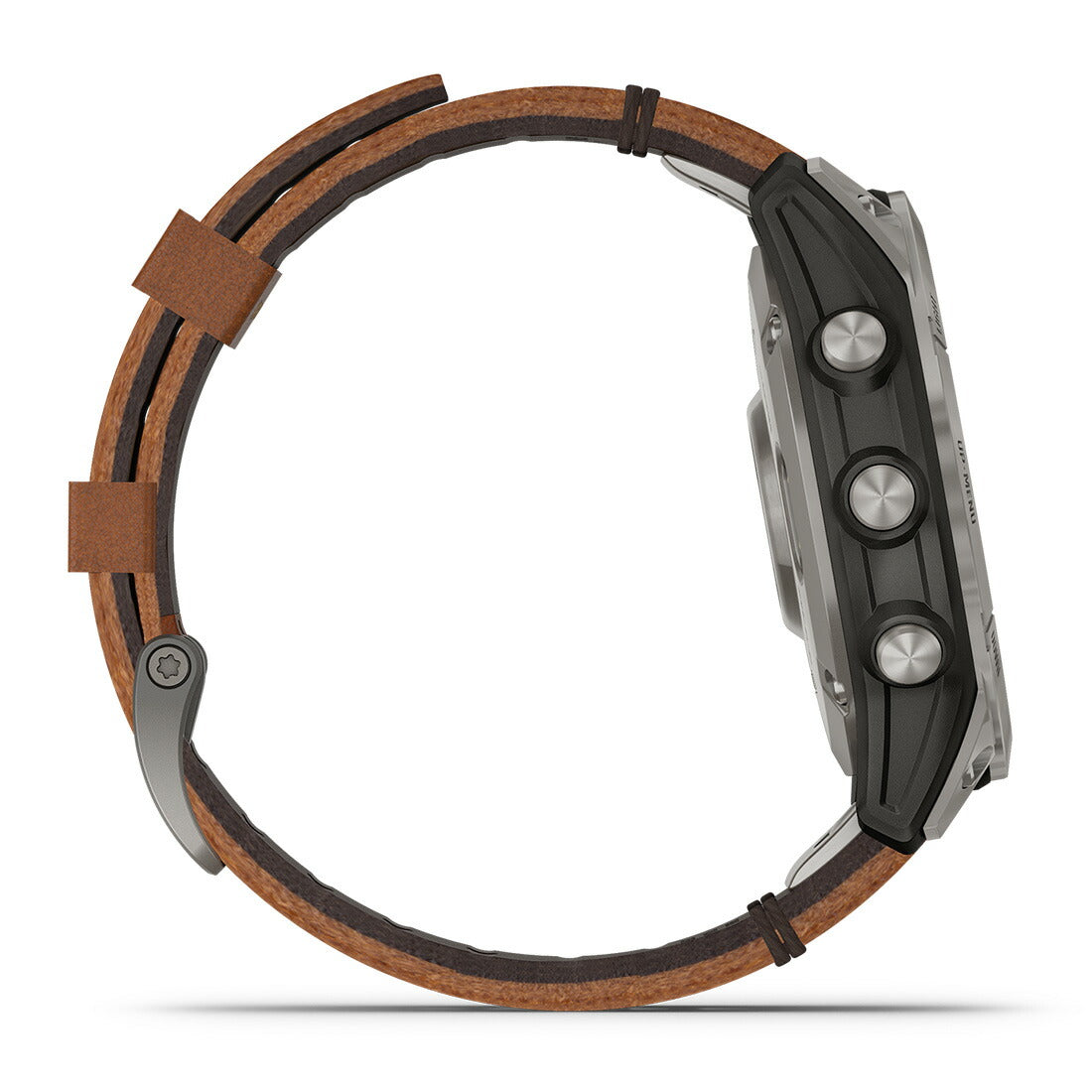 fenix 7 PRO Sapphire Dual Power フェニックス7プロ Titanium with Chestnut Leather Band 010-02777-82