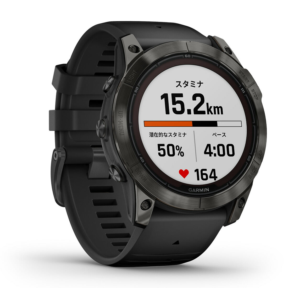fenix 7X PRO Sapphire Dual Power フェニックス7Xプロ Carbon Gray Titanium with Black Band 010-02778-52