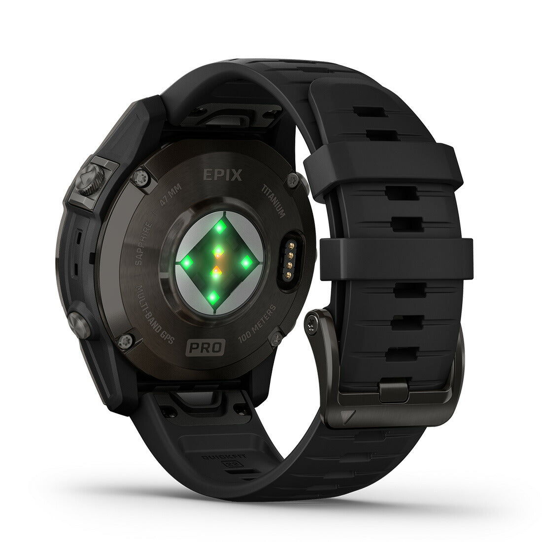 epix Pro (Gen 2) エピックスプロ 47mm, Sapphire, Carbon Gray DLC Titanium with Black Band 010-02803-52