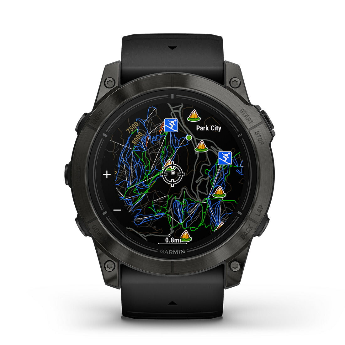 epix Pro (Gen 2) エピックスプロ 51mm, Sapphire, Carbon Gray DLC Titanium with Black Band 010-02804-51