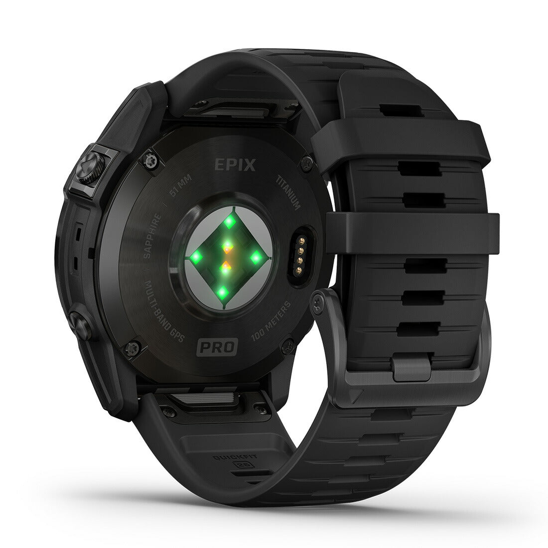 epix Pro (Gen 2) エピックスプロ 51mm, Sapphire, Carbon Gray DLC Titanium with Black Band 010-02804-51