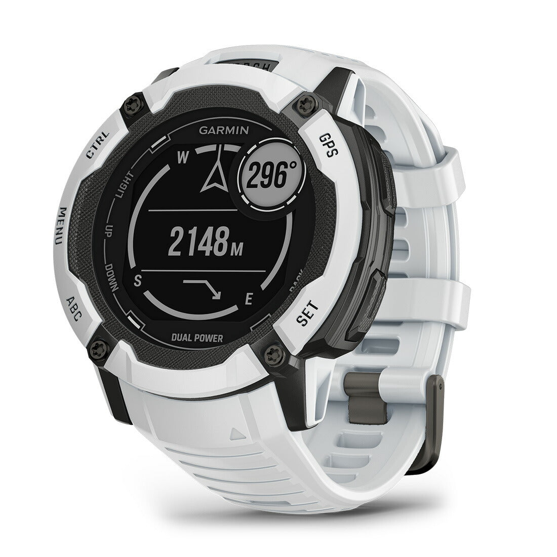 Instinct 2X Dual Power Whitestone インスティンクト 2 デュアルパワー ホワイトストーン 010-02805-42