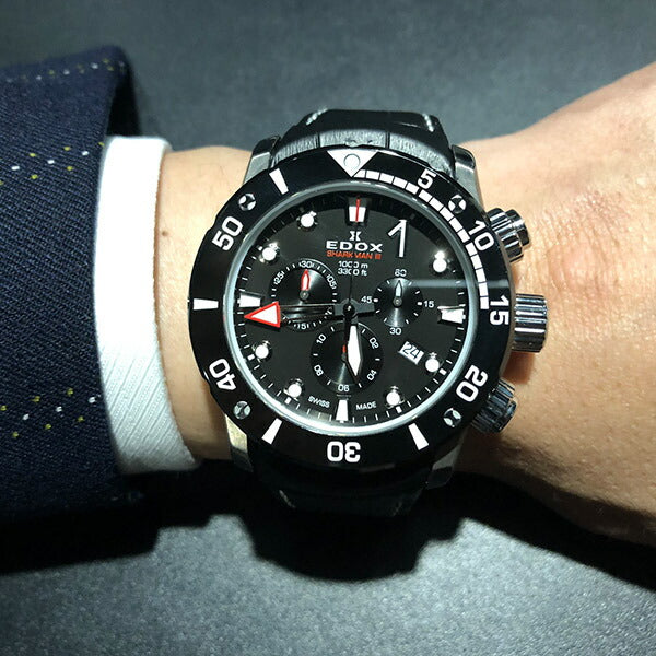 EDOX エドックス クロノオフショア1 シャークマン3 クロノグラフ ウルトラマリン シートゥースカイ リミテッドエディション 10241-TIB-NIN