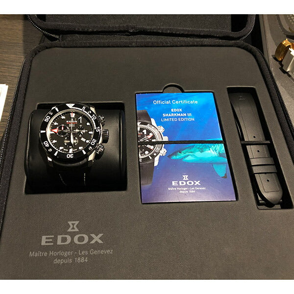 EDOX エドックス クロノオフショア1 シャークマン3 クロノグラフ ウルトラマリン シートゥースカイ リミテッドエディション 10241-TIB-NIN
