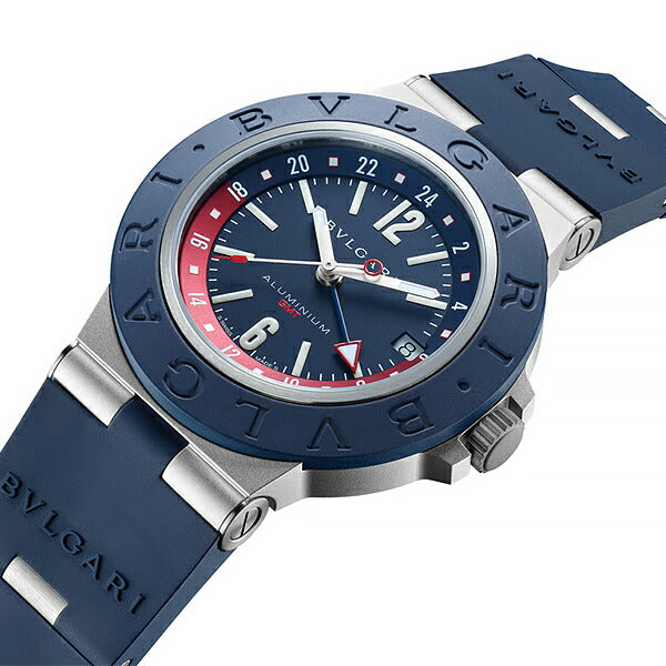 ブルガリ アルミニウム GMT ウォッチ 103554