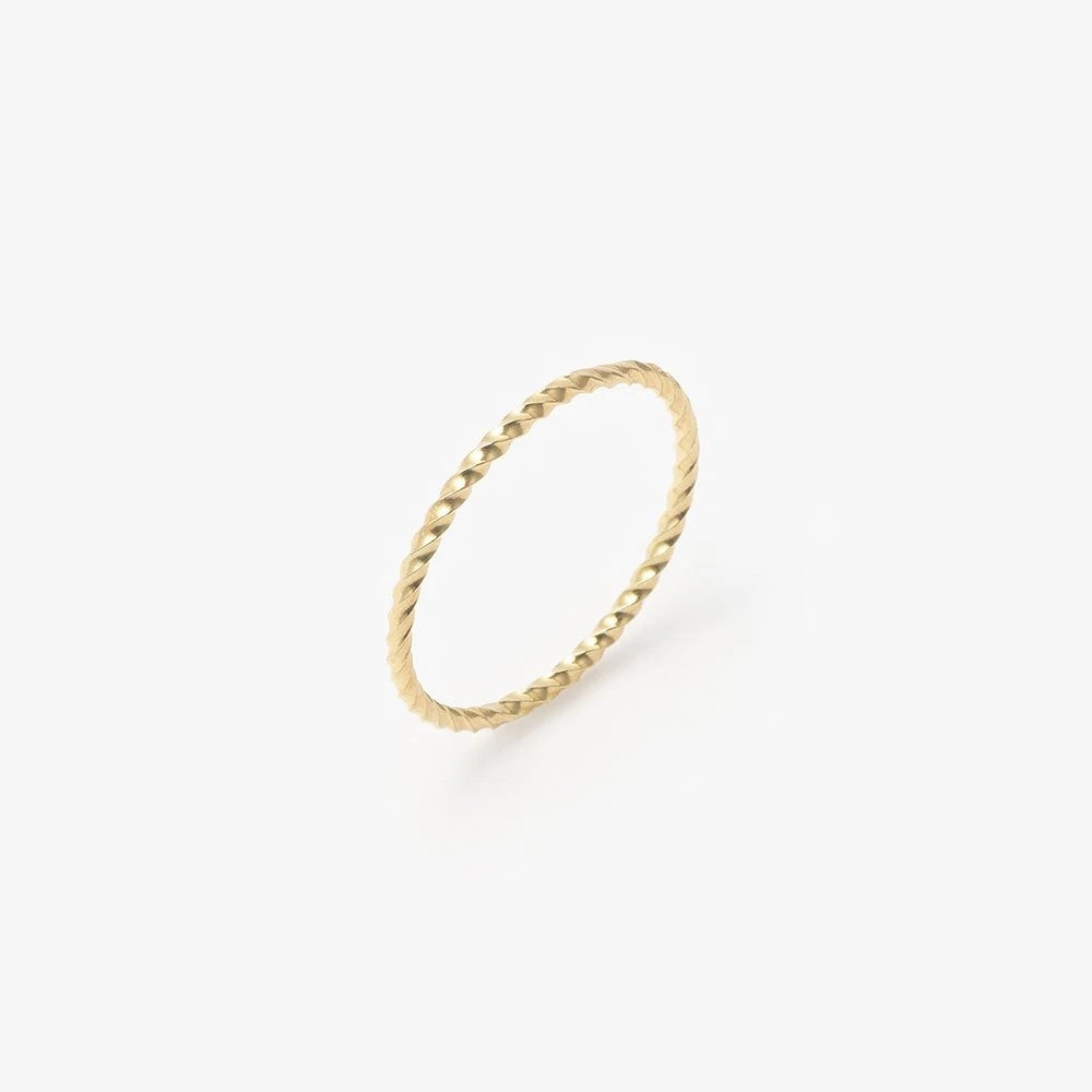 願い事 リング ツイスト (サイズ：1号,2号,5号,6号)