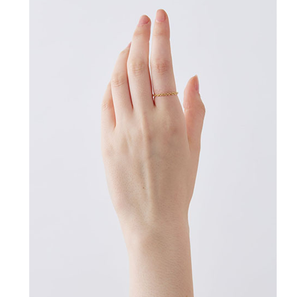 ゴールド レイン リング オーバルチェーン S サイズ|正規販売店 ゴールド レイン リング オーバルチェーン S サイズ|正規販売店