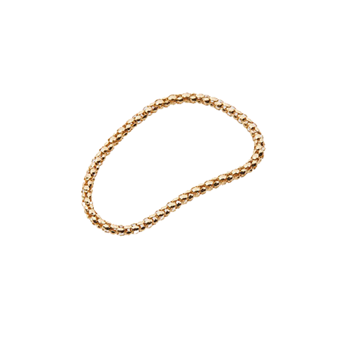 gold rain ring rope chain size small
