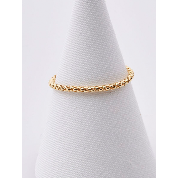 ゴールド レイン リング ロープチェーン S サイズ