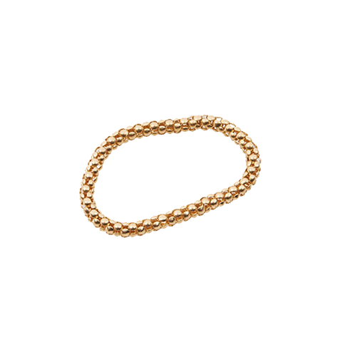 gold rain ring rope chain medium size
