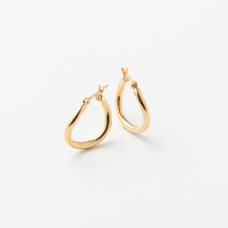 マリハ イノセント ライト フープピアス ウェーブ S サイズ 1603222002