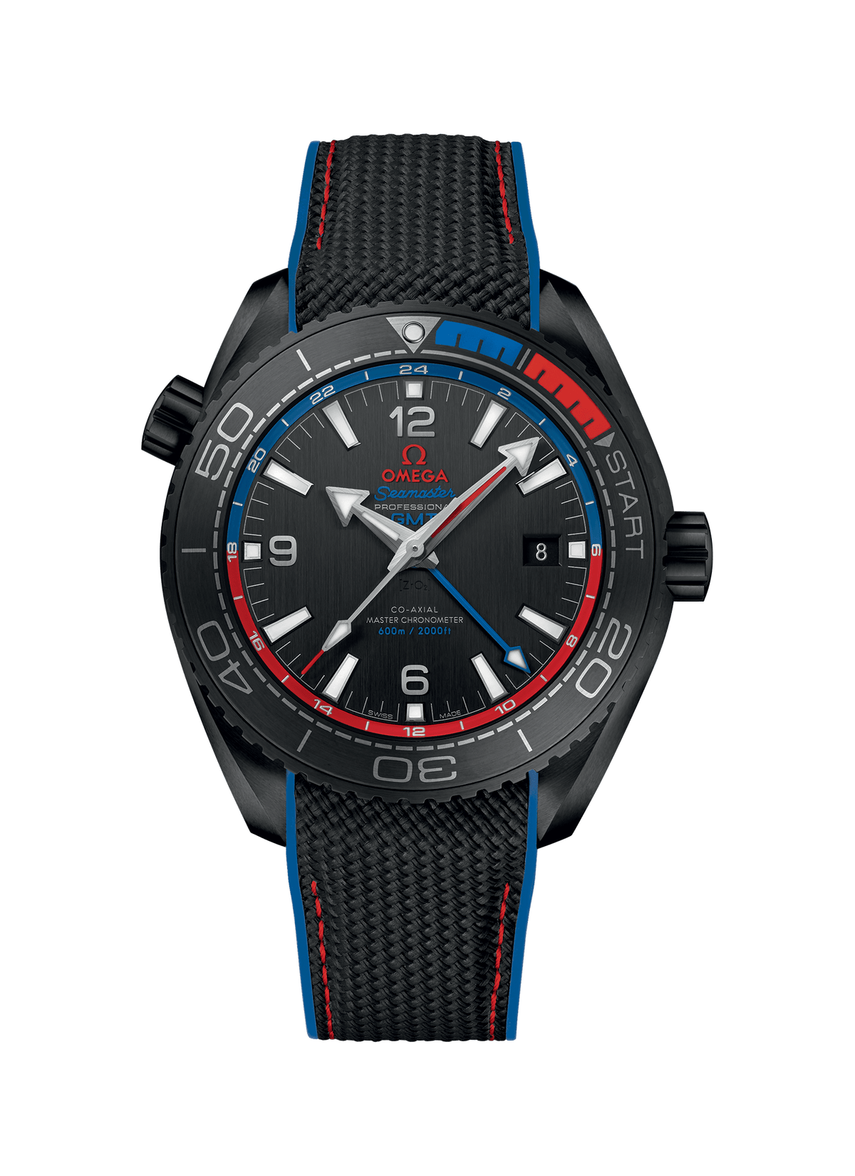 Planet Ocean Master Chronometer GMT 45.5MM ETNZ Deep Black