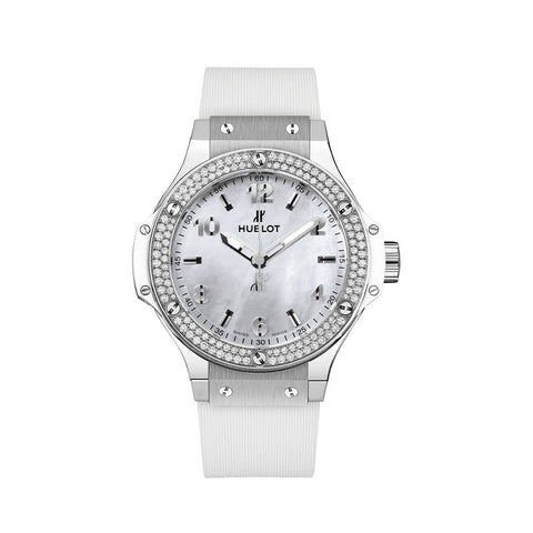 Big Bang All White Diamond Mother of Pearl 38mm (Japan Only)